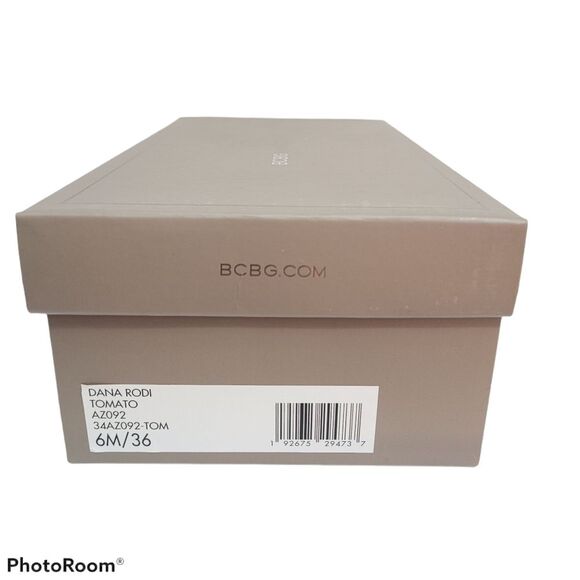 BCBGMAXAZRIA Dana Rodi Tomato Stiletto Heels, SIZE‎ 6 - Picture 12 of 12